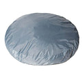 Molly Mutt Water-Resistant Dog Bed Liner, Nylon Bed Liner For Dogs, Easy To Clean, Gray, Round, 36”x36”x4.75” - size: 36" x 4.75" Round