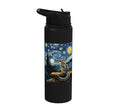 Sugar Glider Starry Night Funny Sugar Glider Owner Mom Stainless Steel Insulated Water Bottle