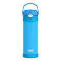 THERMOS FUNTAINER Water Bottle with Spout, 16oz, Electric Blue - color: Electric Blue, size: 16 Ounces