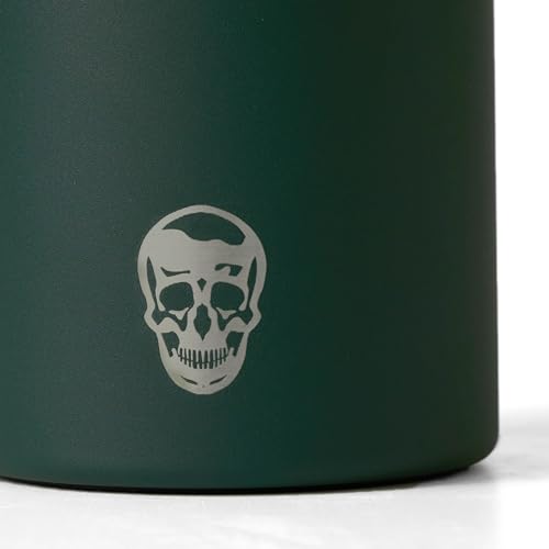 Gymreapers Insulated Water Bottle with Straw - 32 OZ Stainless Steel Water Bottles - BPA Free Metal Double Wall Vacuum Cold Hot Leakfree Flask Jug For Travel, Sports, Gym, School & Workout - color: Balboa
