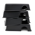 Reptile Hide Box Snake Hide Feel Secure and Safe, Gecko Hide, Large, 4 pcs | Hamster & Hedgehog, Terrarium Shelter Habitat Accessories - size: Large 4 pcs