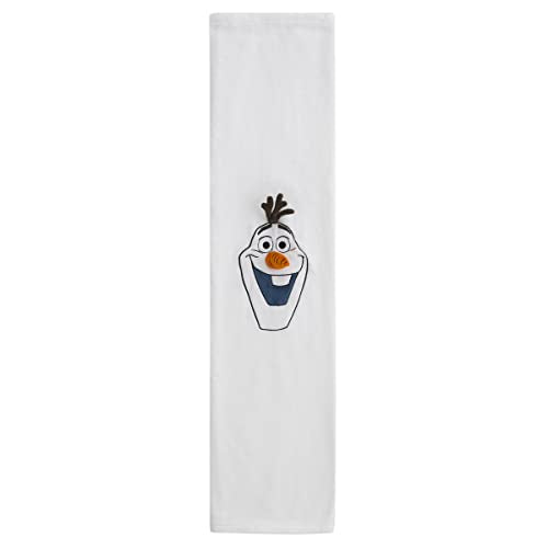 NoJo Disney Frozen Winter Cheer White, Orange, Brown Olaf Character Shaped Blanket - color: Frozen - Winter Cheer