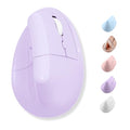 X9 Performance Wireless Vertical Ergonomic Mouse - (BT + 2.4Ghz) - Click in Comfort - Up to 4000 DPI, 6 Button, Rechargeable - Bluetooth Ergonomic Vertical Mouse Wireless - for Mac and PC - Purple - color: Purple