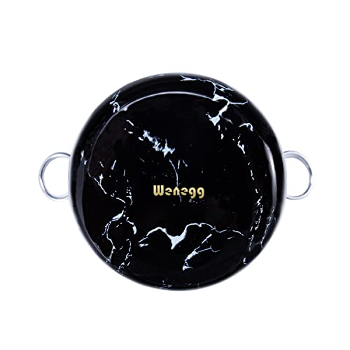 Ice Bucket with Lid, Scoop, Tongs and Strainer - Well Made Insulated Stainless Steel Keep Ice Frozen Longer - Ideal for Cocktail Bar, Parties, Chilling Wine, Champagne - 3 Liter (Black Marble) - color: Black Marble