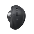 Logitech MX Ergo S Advanced Wireless Trackball Mouse USB C - Graphite | Advanced ergonomic design, rechargeable battery, Bluetooth and encrypted dongle, 6 programmable buttons, PC/Mac compatible - color: Graphite