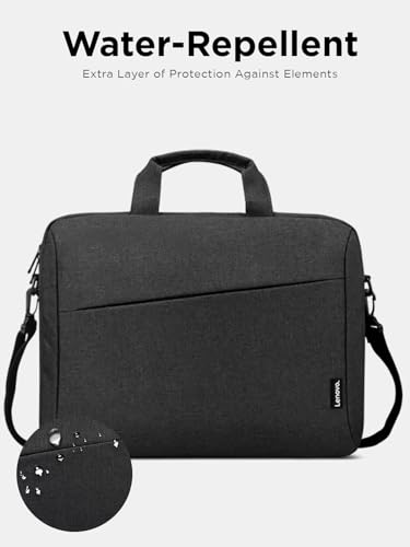 Lenovo Laptop Bag T210, Messenger Shoulder Bag for Laptop or Tablet, Sleek, Durable & Water-Repellent Fabric - size: 15.6 inch (Pack of 10)
