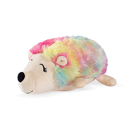 FRINGE STUDIO Rainbow Hedgehog-Plush Dog Toy (289356), Multicolor