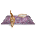 Lovewag Cat Litter Mat, Litter Box Mat, Mystic Fuchsia, 36x48, 2 Pack | Washable litter mat cover, kitty litter mat & cat mat for litter box, litter trapping mat, prevents tracking, multi-cat - color: Mystic Fuchsia, size: 36x48 inches (Pack of 2)