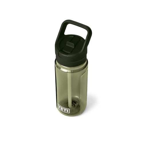 YETI Yonder 600 ml/20 oz Water Bottle with Yonder Straw Cap, Olive - color: Olive, size: 20 Ounces