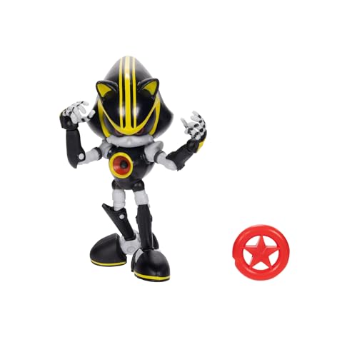 Sonic the Hedgehog 4-inch Metal Sonic 3.0 Action Figure with Red Star Accessory. Ages 3+ (Officially licensed by Sega)