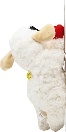 Multipet Lamb Chop Dog Plush Toy - Squeaky Toy for Small & Medium Dogs - Extra Soft Plush - Stuffed Animal for Cuddling & Playing (10", Cream, 5 Squeakers) (Pack of 2) - size: 10" (Pack of 2), style: Lambchop