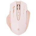 Uineer Bluetooth Mouse, Tri-Mode Wireless, Rechargeable, 3-Device Switch | Dual Bluetooth plus 2.4G connectivity, 3-device switching and a visible rechargeable battery level. - color: pink