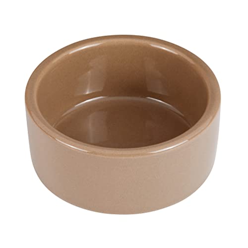Kaytee Stoneware Ceramic Pet Hamster Bowl, Brown, 3-Inch - size: 3 in