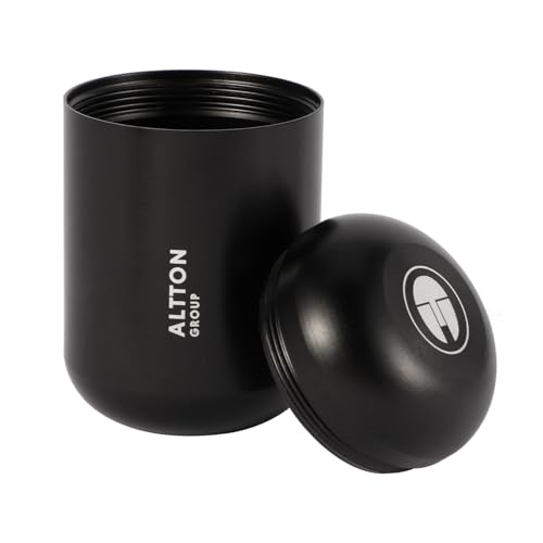 Altton Airtight Aluminum Storage Jar – Pocket Travel Tin for Herbs & Spices | AIRTIGHT SEAL: Screw-top lid keeps herbs, spices, tea and coffee fresh, dry and full of aroma anywhere you store them.