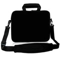 10 inches Messenger Bag Carrying Case with Handle Accessory Pocket Fits 7 to 10-Inch Laptops/Notebook/ebooks/Kids Pad (7-10.2 inch, Pure Black) - color: Pure Black, size: 7-10.2 inch
