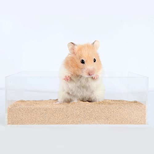 DR.DUDU 6.6lb Hamster Sand for Sand Bath, Hamster Cage Accessories(Beige) | Dust Free Desert Sand for Gerbil Chinchillas Syrian Mice Small Animals - color: Beige, size: 6.6lb