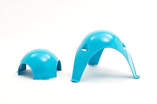 Lixit Igloos and Hideaways for Guinea Pigs, Rats, Mice, Hamsters, Gerbils and Other Small Animals (Blue, Large Space Pod) - color: Blue, size: Large Sapce Pod
