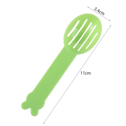 5 Pcs Hamster Sand Scoop Mini Hamster Litter Shovel Sifter Scooper Cage Cleaning Tool for Hedgehogs Hamster, Random Color
