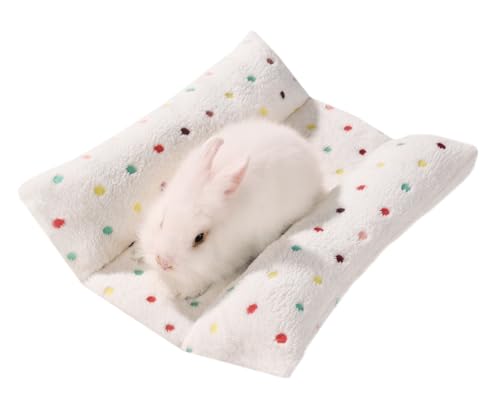 16 * 14in Rabbit Bed Thickened Soft Bunny Nest Machine-Washable Plush Pillow Reversible Plush Pet Pad Cotton Rabbit Pillow - color: Beige, size: 16*14in