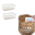 2PC Soft Cat Brush for Grooming - Gentle Cat Tongue Brush with 1300+ Barbed Serrations, Brushes for Sensitive Cats - Lightweight, gentle, Perfect for Daily Grooming & Enhancing Bonding - color: white
