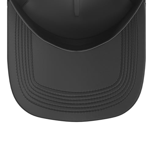Hamster Bedding Change Day Trucker Hat with Adjustable Mesh Back - color: Black