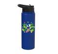 Sonic the Hedgehog: 35th Anniversary Key Visual Stainless Steel Insulated Water Bottle - color: Royal Blue