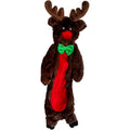 Jeffers Pet Plush Dog Toy with Squeaker, Christmas Reindeer 12"- Durable & Safe for Puppies & Dogs, Holiday Stocking Stuffer, Soft Interactive Play, Fetch & Tug Pet Toy, Best Gift for Active Games - color: Brown Reindeer