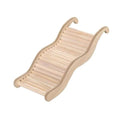 Hamster Wave Climbing Ladder, Multifunctional Interactive Small Animals Stairs Bridge Cage Decoration(21x8.5cm) - color: 21x8.5cm