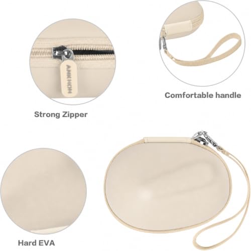 ANKHOH Case for Logitech Lift Vertical Ergonomic Mouse, Khaki | Hard EVA case for Wireless Bluetooth Upright Device, Made for Daily Storage and Travel Protection, Bag Only - color: khaki