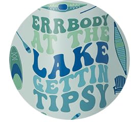 Swig Life 32oz EZ Fill Water Bottle with Straw Lid, Errbody at the Lake | Leakproof Lid - Double Wall Insulated Stainless Steel - Lid, Straw & Lock - Cup Holder Friendly - Dishwasher Safe - color: Errbody Lake, size: 32 Ounces
