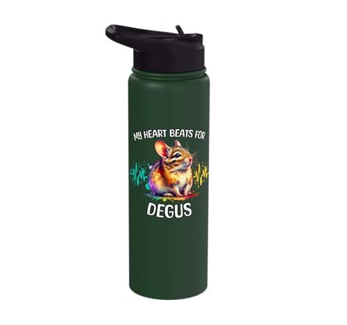 Degu ECG Degu Stainless Steel Insulated Water Bottle - color: Dark Green