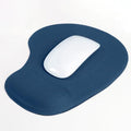 Ergonomic Mouse Pad with Wrist Rest, Gel Wrist Support Mousepad, Pain Relief Laptop Computer Mouse Pad, Non-Slip Mouse Pads for Office & Home (Blue) - color: Blue