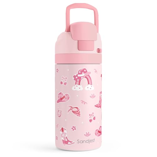 CowGirls Kids Insulated Stainless Steel Water Bottle 16 Oz, Travel Tumbler for School, Sports for Girls, Birthday, Back To School - color: Cowgirl