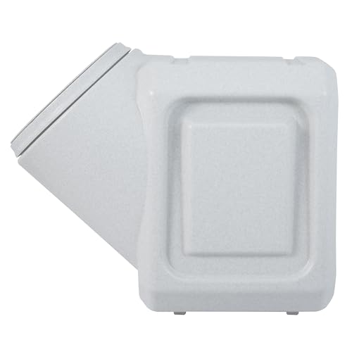 Vittles Vault Traditional Pet Food Storage Container For Dog Kibbles/Bird Seed/Oatmeal/Rice/Flour/Cereal, BPA Free Plastic, Sealed Airtight For Cat Food, Up To 40 lb, Made in USA, With Scoop, Gray - size: 40 Pounds