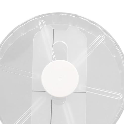 Hamster Exercise Wheel, Clear Acrylic Wheel with Stand for Small Animals (S) - size: S, style: small /