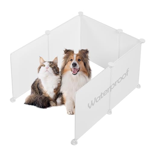 MEEXPAWS Cat Litter Box Enclosure, Splash Guard, Pee Shield High Walls | Extra Large Plastic Sheets Easy to Clean, Litter Containment, Litter Box Privacy Screen and Wall Protector, Light Weight - size: XL - L27.9"×W21.5"×H17.6"