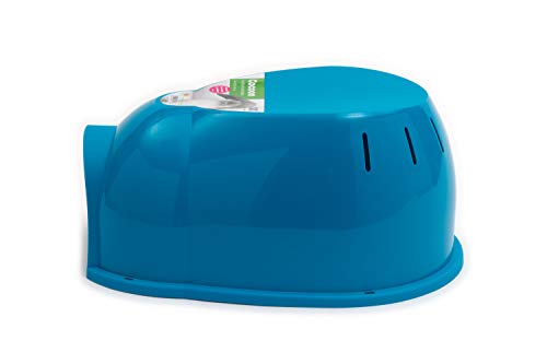 Lixit Igloos and Hideaways for Guinea Pigs, Rats, Mice, Hamsters, Gerbils and Other Small Animals (Large) - color: Blue, size: Large
