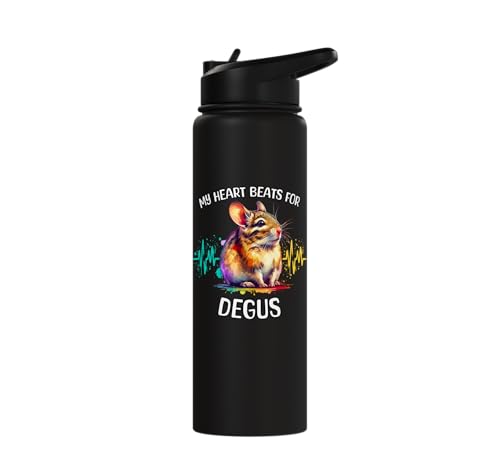 Degu ECG Degu Stainless Steel Insulated Water Bottle - color: Black