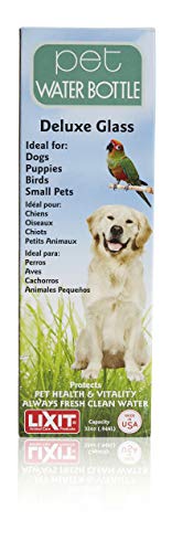 Lixit Pet Glass Water Bottle, 32-Ounce - size: 32 oz Large Tube