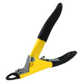 Deluxe Dog Nail Clippers for Large Dogs - Professional USA-Made Guillotine Trimmer - Heavy Duty Steel, Yellow - size: Large Clipper