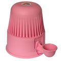 Pet Water Dispenser for Dogs and Cats, 67.6 oz – Gravity-Fed Water Bowl for Clean Drinking, Prevents Wet Fur, BPA-Free Polypropylene, Vida Mansa (Opaque Pink) - color: Opaque Pink