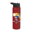 Sonic the Hedgehog - Sonic Fast Ball Stainless Steel Insulated Water Bottle - color: Red