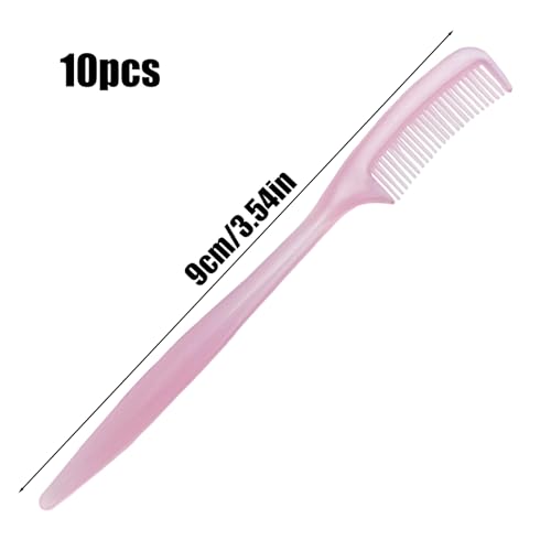 Bunny Brush | 10 Pieces Small Animal Hair Grooming Tool | Hamster Cleaning Supplies | for Tiny Pet Ferret Indoor Home Coat Sensitive Skin Daily Care - color: Pink