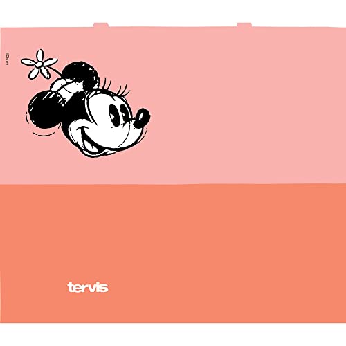 Tervis Disney Fundamentals Collection Made in USA Double Walled Insulated Tumbler Travel Cup Keeps Drinks Cold & Hot, 24oz Water Bottle, Minnie - color: Minnie, size: 24 Ounces