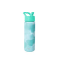 Simple Modern Insulated Water Bottle with Straw | 22oz | Tie Dye | Summit Stainless Steel Water Bottles, Metal Cup | Leak Proof for School, Gym, Travel, Sports | Ocean Tide - color: Pattern: Ocean Tide, style: 22oz