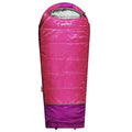 REDCAMP Kids Mummy Sleeping Bag for Camping, 3 Season Cold Weather Sleeping Bag Fit Boys,Girls & Teens, Blue/Rose Red - color: Rose Red with 3.3lbs Filling