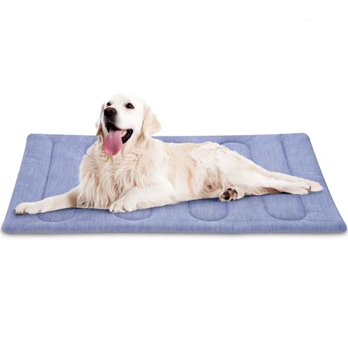 Cooling Mat for Large Dogs - Double-Sided Waterproof & Cool, Q-MAX>0.47, Portable Dog Cooling Mat for Summer. (M (28''x20'') - size: M (28''x20'')