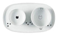 Necoichi Raised Cat Bowl Dining Tray (Bowl Set with Dining Tray)