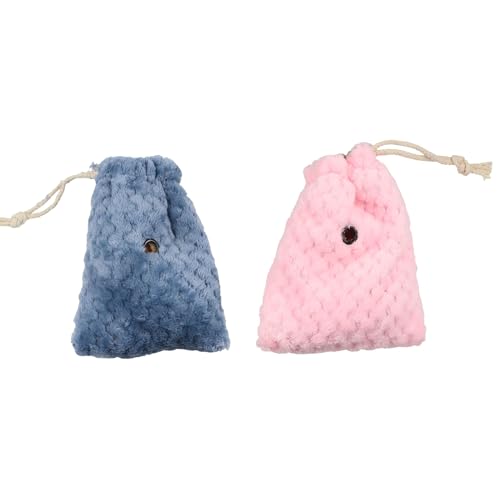 2pcs Hamster Travel Carrier,Sugar Glider Bonding Pouch,Small Animal Carrier Bag Portable Soft Sleeping Pouch with Breathable Vent