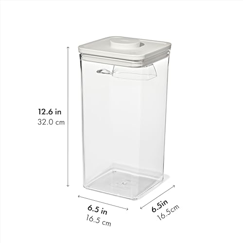 OXO Pet POP Container with Scoop — 6.0 Qt/5.7 L - color: Whisker Gray, size: 6 Qt